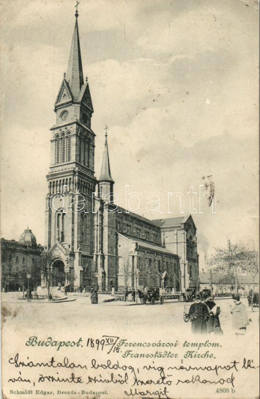 1899 Budapest IX. Ferencvárosi templom