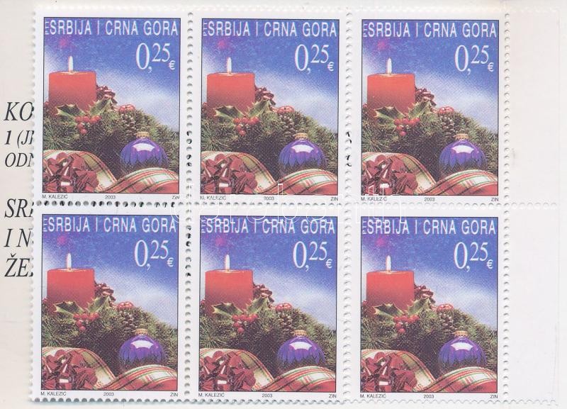 Karácsony bélyegfüzet, Christmas stamp booklet