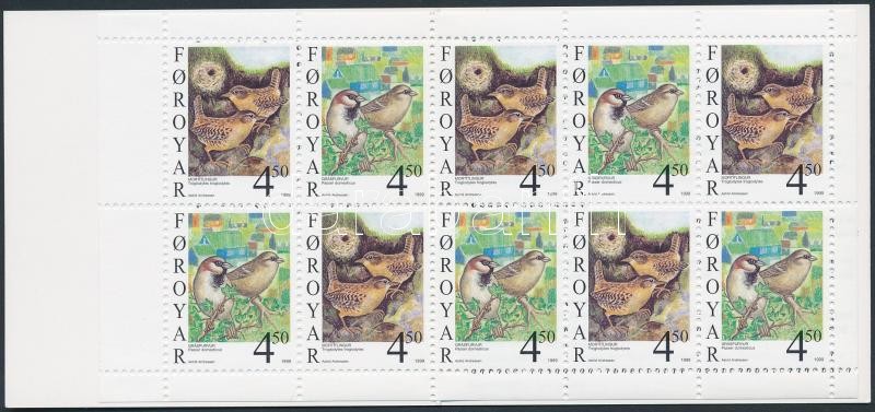 Birds stamp booklet, Madarak bélyegfüzet