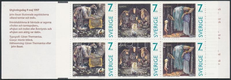 Europa CEPT, mondák és legendák bélyegfüzet, Europa CEPT, myths and legends stamp booklet