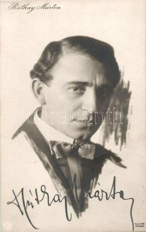 Rátkay Márton, Hungarian actor, Rátkay Márton; Veres A. Pál, Budapest