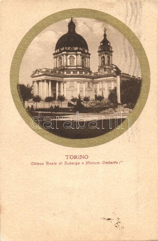 Torino, Turin; Chiesa Reale di Superga e Monumento Umberto I / church, monument