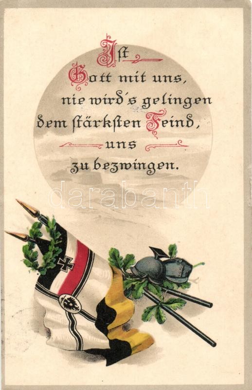 German flags, E.A.S. K. 604. litho, Német zászlók, E.A.S. K. 604. litho