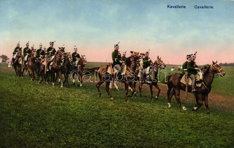 1914 Grenzbesetzung, Kavallerie, Cavallerie / WWI Swiss Cavalry, 1914 Határvédelmet ellátó svájci lovasság