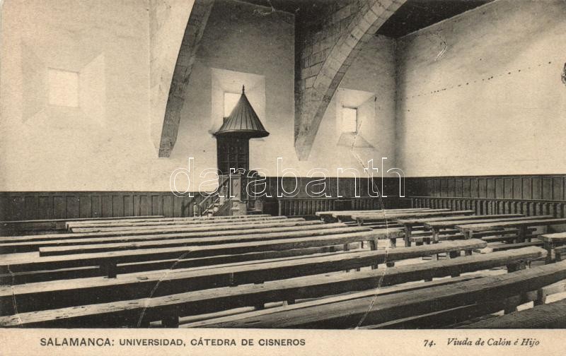 Salamanca, Universidad, Catedra de Cisneros / university, interior, Department of Cisneros