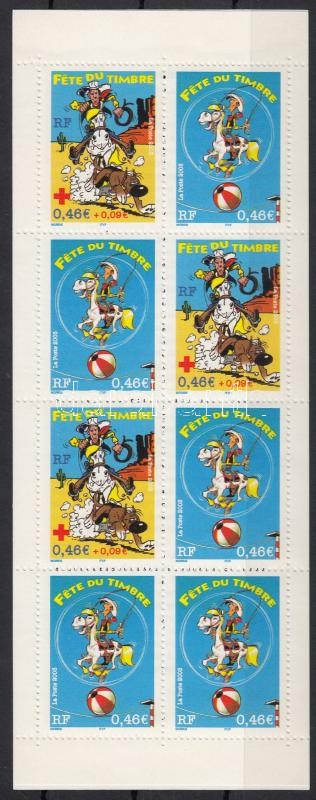Lucky Luke stamp booklet, Lucky Luke mesefigura bélyegfüzet