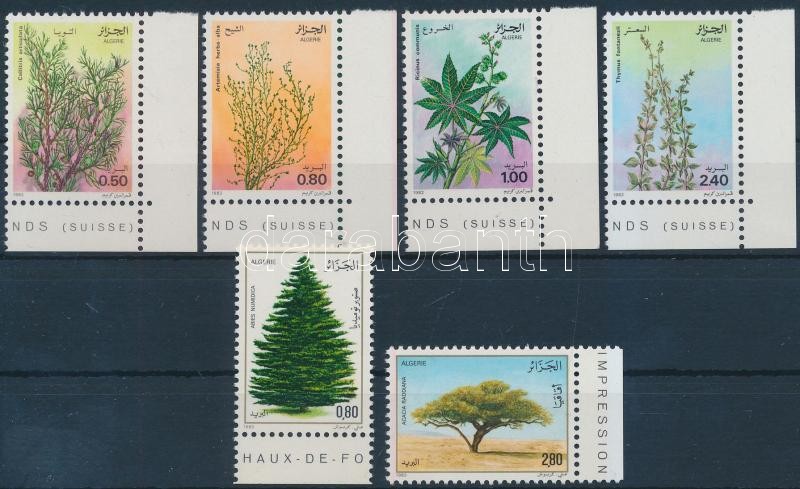 1982-1983 Gyógynövények és Fák napja 2 klf sor, 1982-1983 Herbs and Trees Day 2 sets