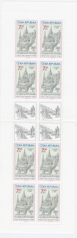 Vár bélyegfüzet, Castles stamp-booklet