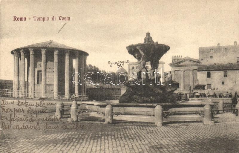 Rome, Roma; Tempio di Vesta / temple, Synagogue