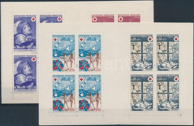 1971-1974 Red Cross 2 stamp-booklets, 1971-1974 Vöröskereszt 2 klf bélyegfüzet