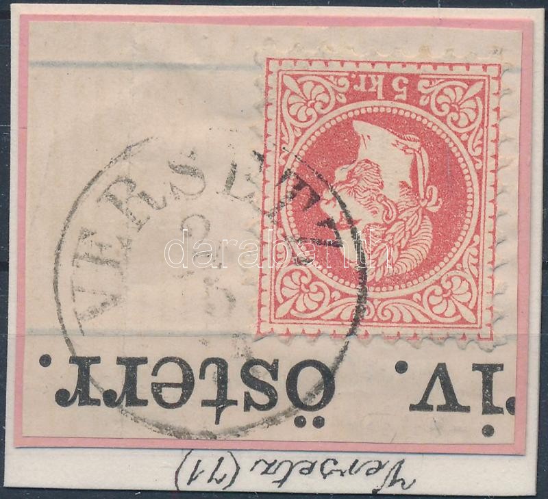 Austria-Hungary-Serbia postmark &quot;VERSETZ&quot;, &quot;VERSETZ&quot;