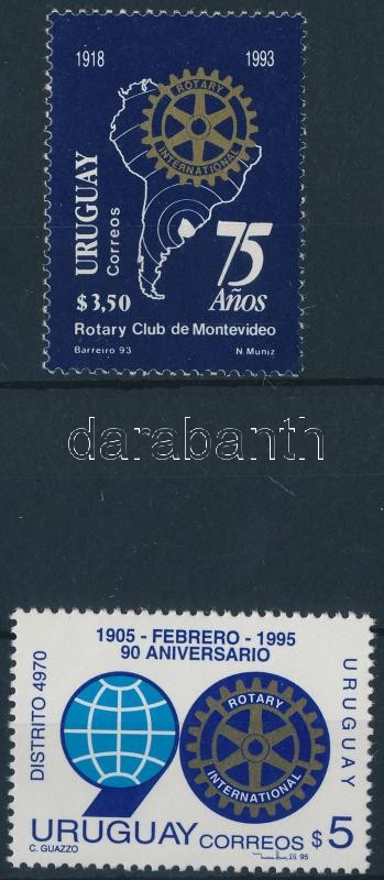 1993+1995 Rotary 2 stamps, 1993+1995 Rotary 2 klf bélyeg