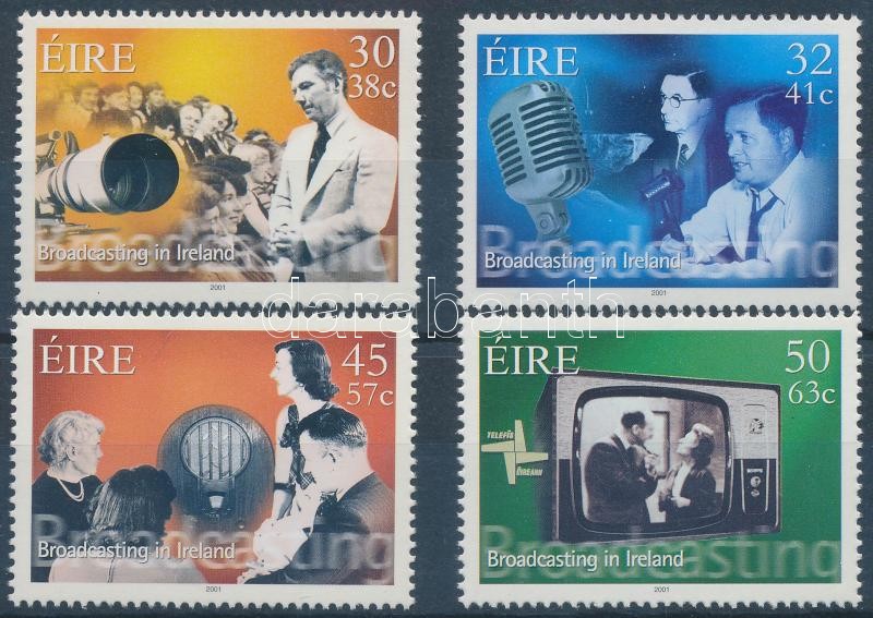 75 éves az ír TV műsorszolgáltatás sor, 75th anniversary of Irish broadcasting TV set