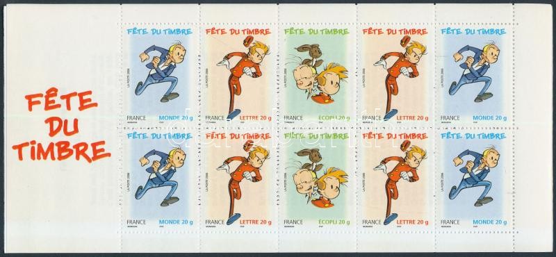 Bélyegünnep; Rajzfilm figura bélyegfüzet, Stamp Day; Cartoon stamp-booklet