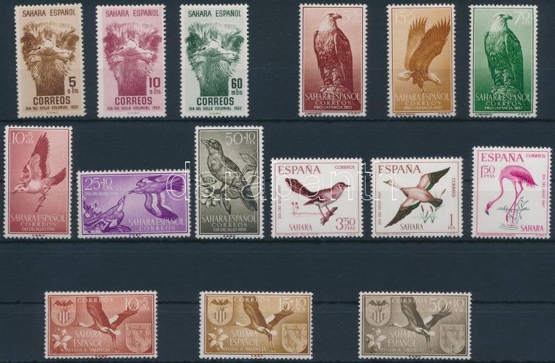 1952-1967 Birds 5 sets, 1952-1967 Madár 5 klf sor