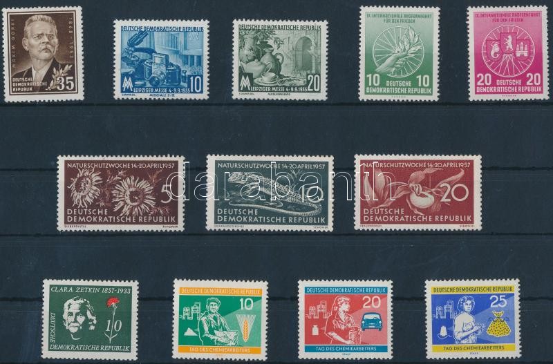 1953-1960 5 klf bélyeg + 3 klf sor, 1953-1960 5 diff stamps + 3 diff sets