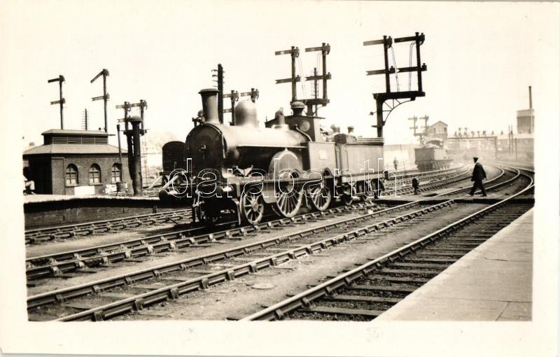 1925 Vintage locomotive, photo, 1925 Klasszikus gőzmozdony, fotó