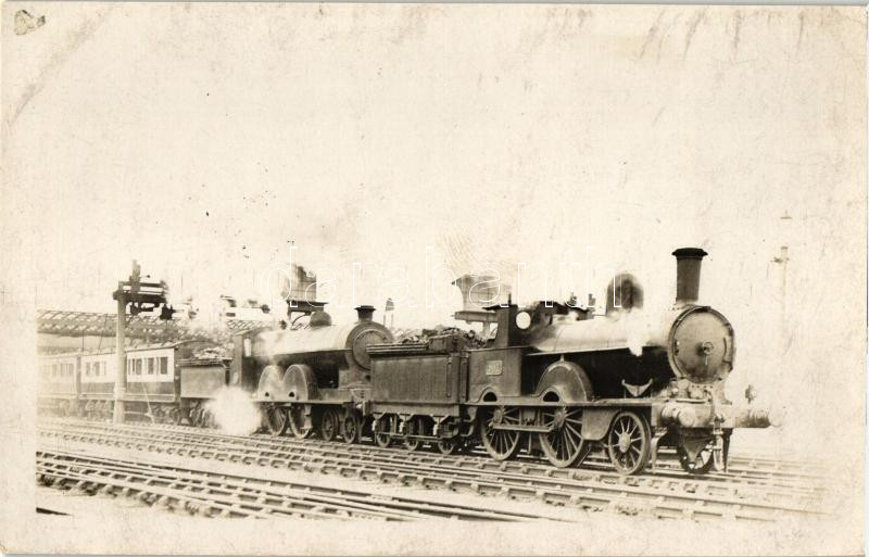 LNWR No.901 'Hero' brit gőzmozdony, fotó, LNWR No.901 'Hero' locomotive, photo