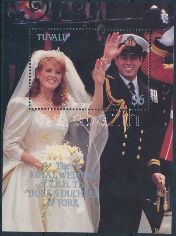 Prince Andrew and Sarah Ferguson's wedding block, Andrew herceg és Sarah Ferguson esküvöje blokk