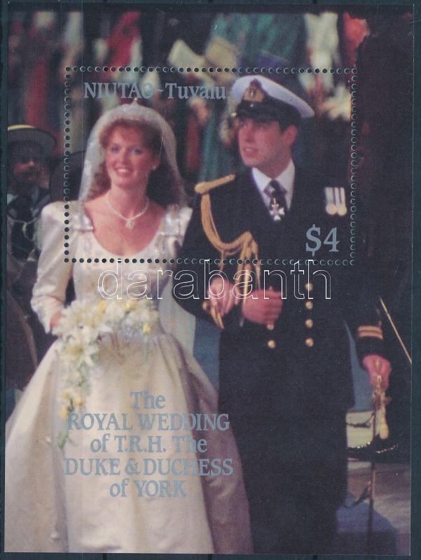 Prince Andrew and Sarah Ferguson's wedding block, Andrew herceg és Sarah Ferguson esküvöje blokk
