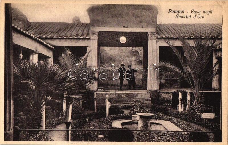 Pompei, 'Casa degli Amorini d'Oro' / house of the Golden Cupids, from postcard booklet