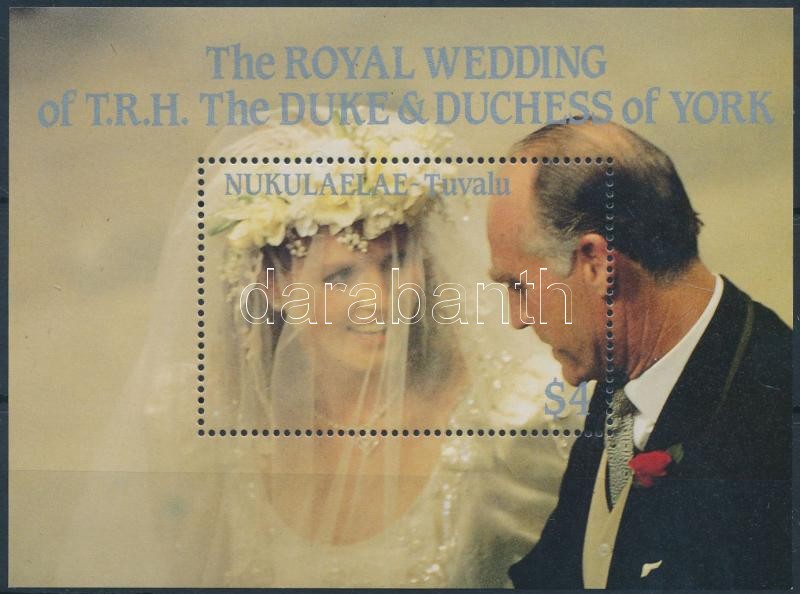 Prince Andrew and Sarah Ferguson's wedding block, Andrew herceg és Sarah Ferguson esküvője blokk