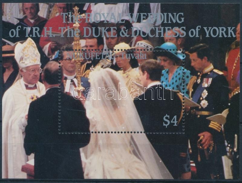 Prince Andrew and Sarah Ferguson's wedding block, Andrew herceg és Sarah Ferguson esküvője blokk