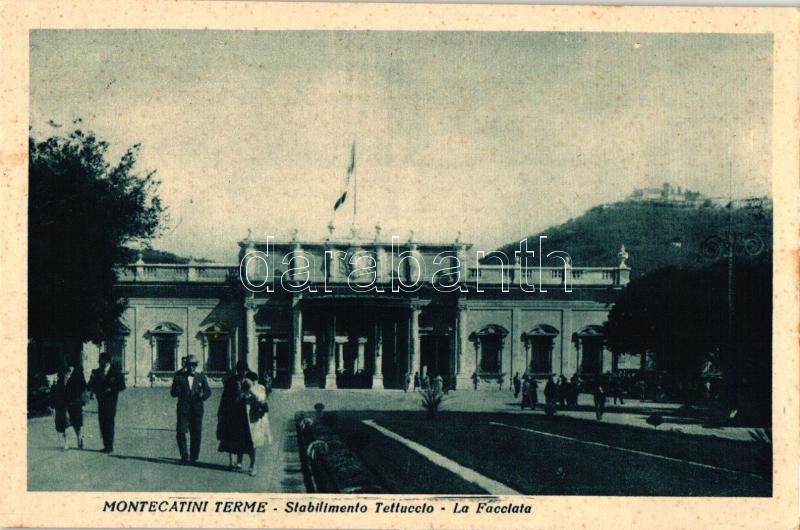 Montecatini Terme, 'Stabilimento Tettuccio - La Facciata' / facade of the building of Tettuccio spa