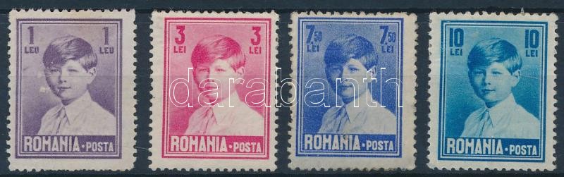 Forgalmi 4 érték, Definitive 4 stamps