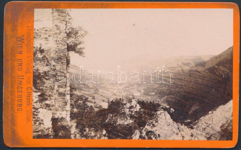 1875 Autria Semmering vintage photo 7x11 cm, 1875 Semmering keményhátú fotó 7x11 cm