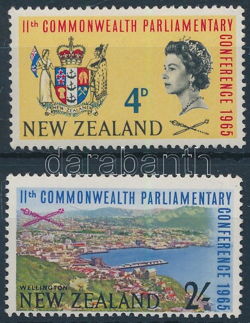 Nemzetközösség konferencia 2 db érték, Commonwealth Conference 2 stamps