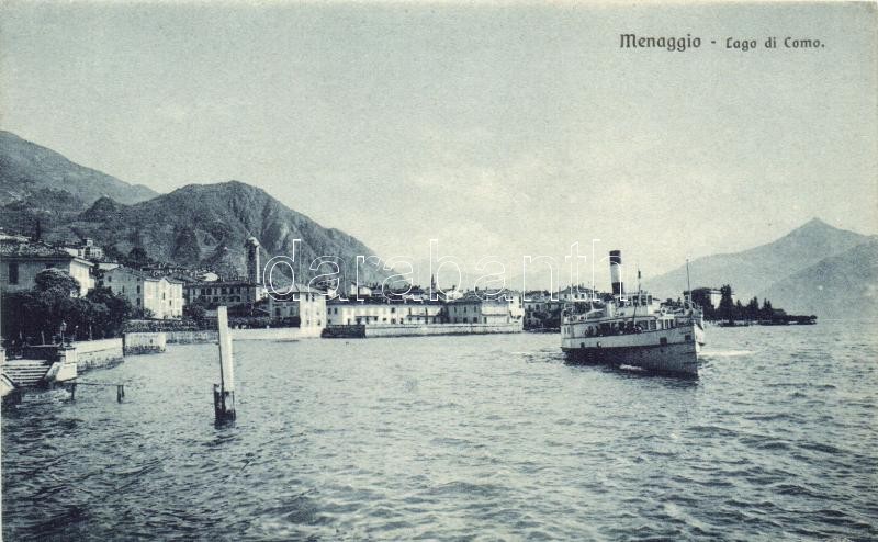 Menaggio, Lago di Como, steamship