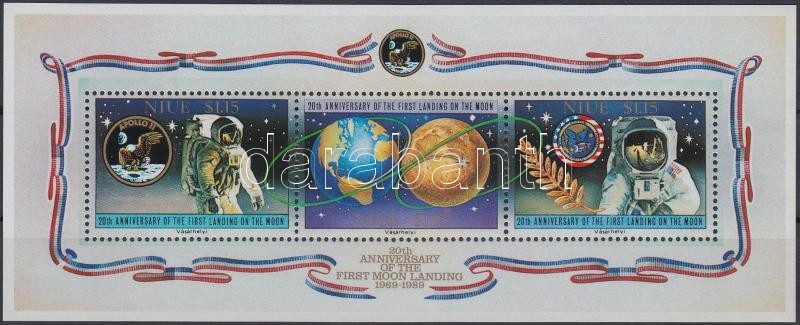 20th anniversary of the moon landing block, A Holdra lépés 20. évfordulója blokk