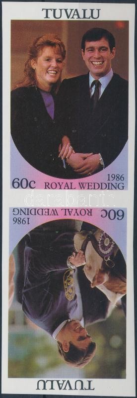 Andrew herceg és Sarah Ferguson esküvője fordított vágott pár, Prince Andrew and Sarah Ferguson's wedding imperf pair