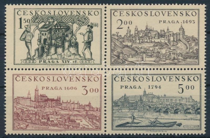 Bélyegkiállítás négyestömb, Stamp Exhibition block of 4