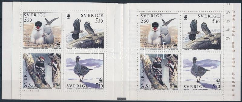 WWF: Madár bélyegfüzet, WWF Birds stamp-booklet