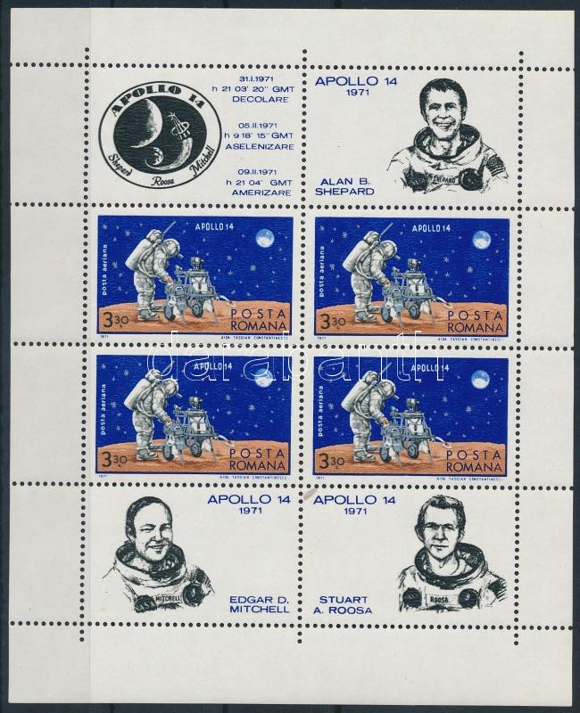 Space research: Apollo 14 block, Űrkutatás: Apollo 14 blokk