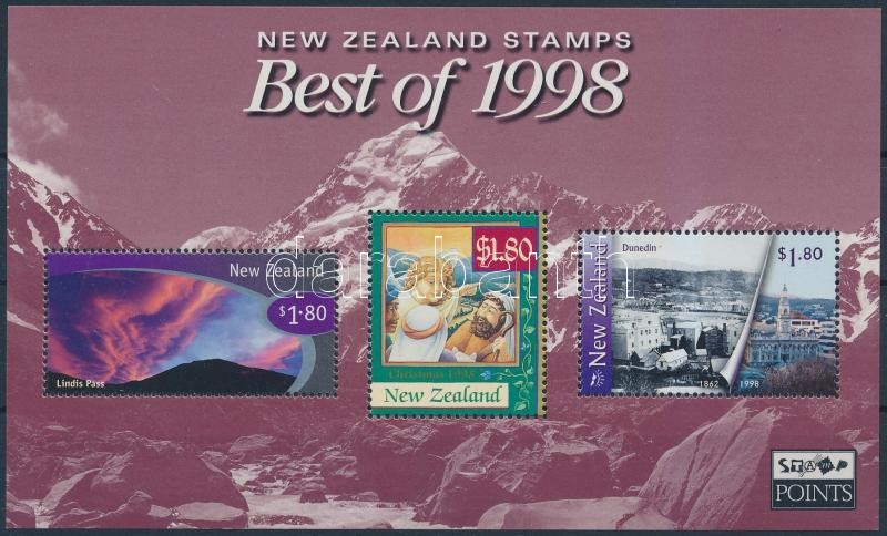 1998 most beautiful stamps block, 1998 legszebb bélyegei blokk
