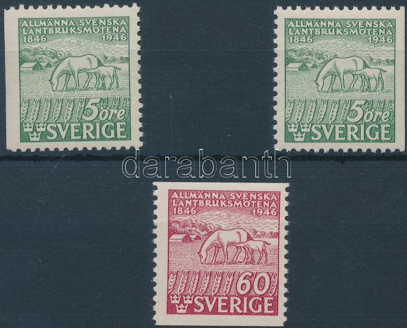 Agricultural 3 stamps from set, Mezőgazdaság sor 3 értéke