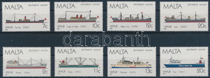 1986-1987 Ships 2 sets, 1986-1987 Málta-i hajók 2 klf sor