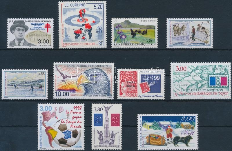 11 klf bélyeg, 11 diff stamps