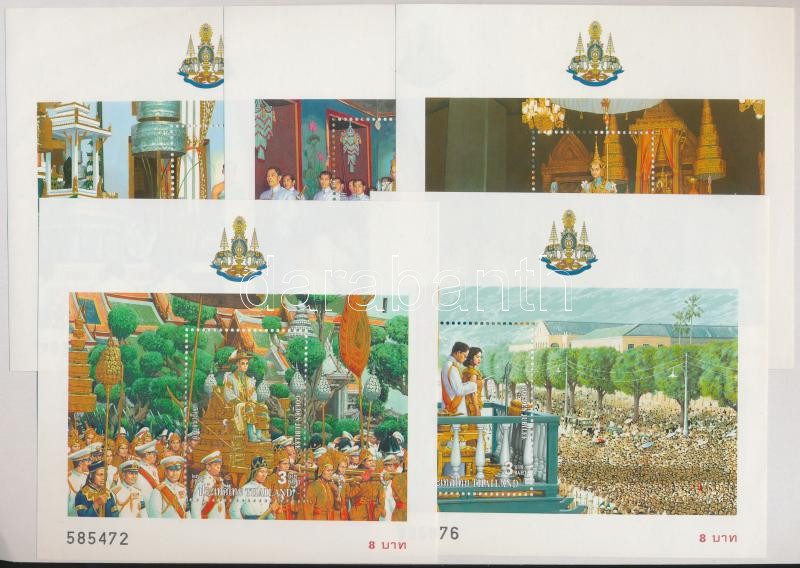 King Bhumibol Aduljadeh blockset, Bhumibol Aduljadeh király uralkodásának 50. évfordulója blokk sor
