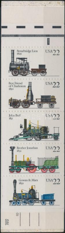 Locomotive stamp-booklet, Mozdony bélyegfüzet