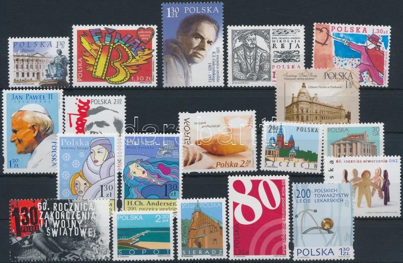 19 stamps, 19 db bélyeg