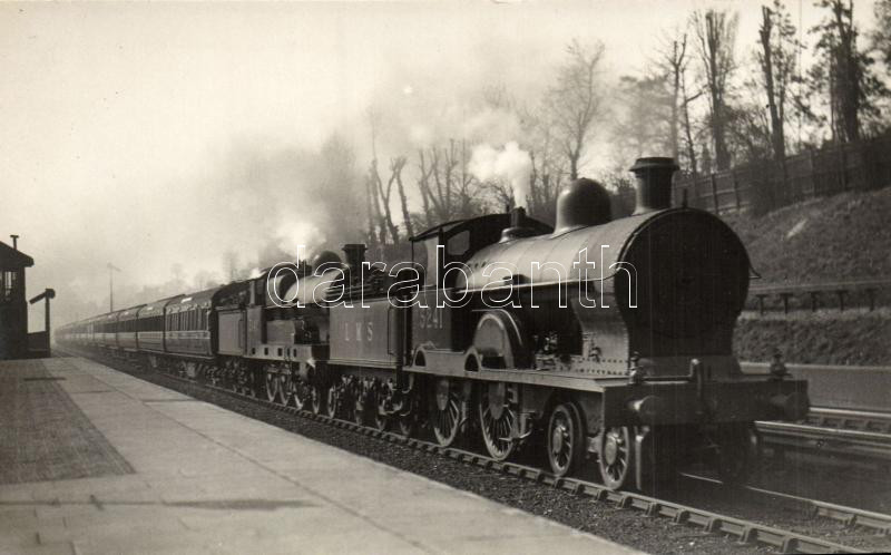 LNWR Precursor Class 4-4-0 locomotive, photo, LNWR Precursor Class 4-4-0 brit gőzmozdony, fotó