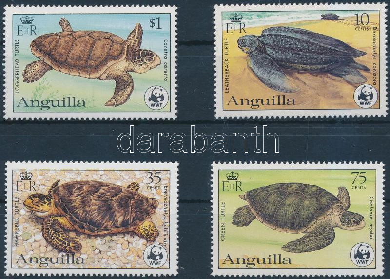 WWF: Turtles set + 4 FDC, WWF: Teknősök sor + 4 db FDC