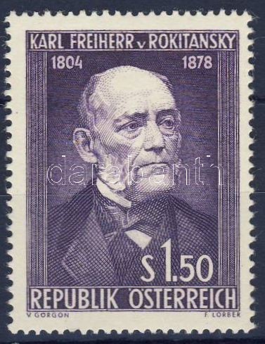 Rokitansky bélyeg, Rokitansky stamp, Rokitansky Stamp