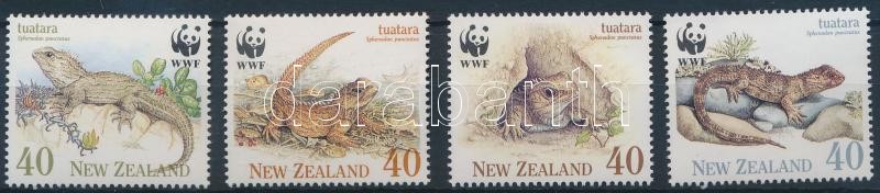 WWF Reptiles set + 4 FDC, WWF: Hüllők sor + 4 FDC