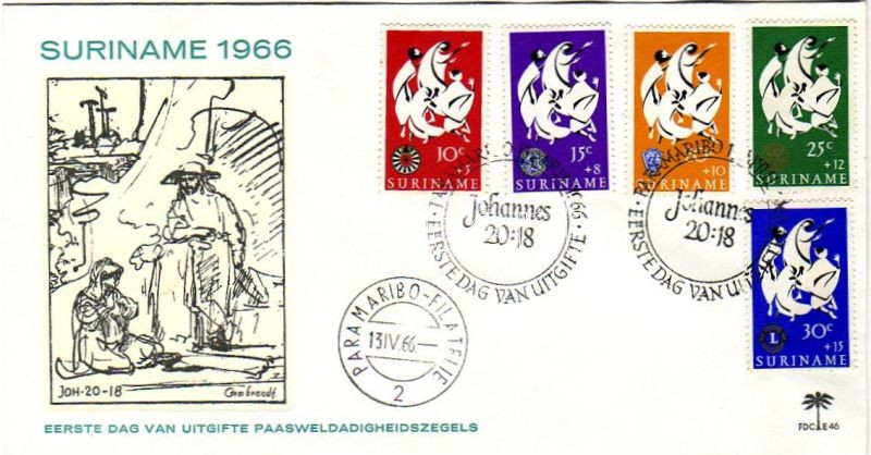 Easter FDC, Húsvét FDC