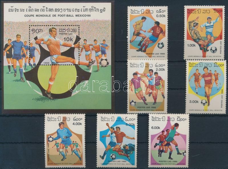 Football World Cup set + block, Labdarúgó VB. sor + blokk